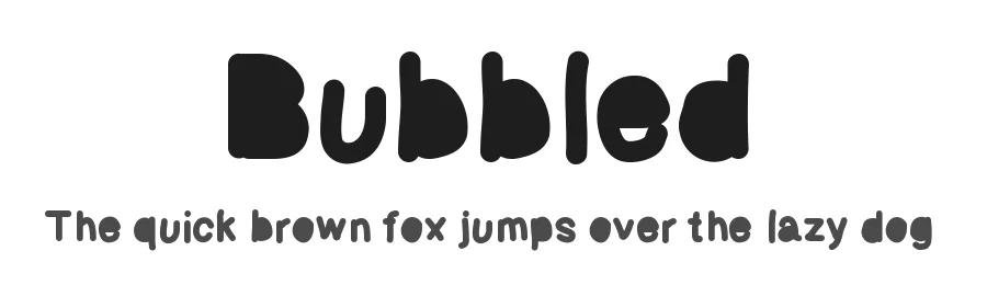 Bubbled