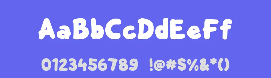 Bubblee Kids by ♥ — Decorative Font — thumbnail 3