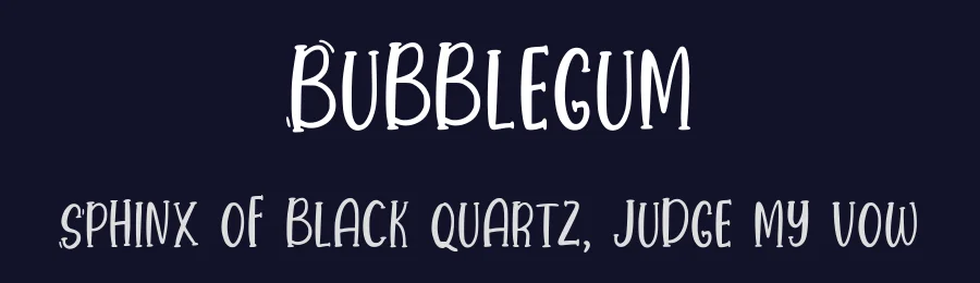 Bubblegum by Creatype Studio — Decorative Font — thumbnail 2