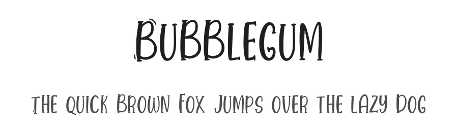 Bubblegum by Creatype Studio — Decorative Font