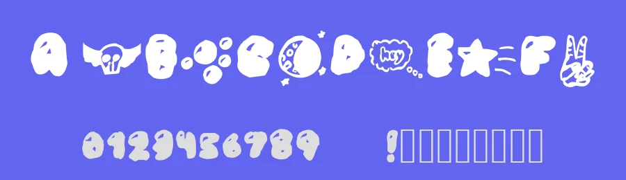 Bubblegum Baby by Alanna Milstein — Decorative Font — thumbnail 3
