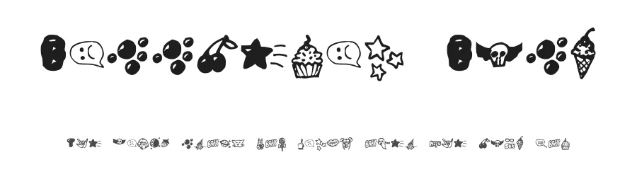 Bubblegum Baby by Alanna Milstein β Decorative Font