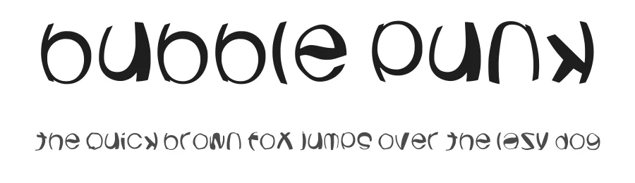 Bubble Punk by LeeJueun — Decorative Font