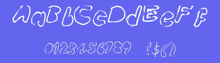 Bubbleubble Kicks Some Ass by Andrea Garysdóttir — Decorative Font — thumbnail 3