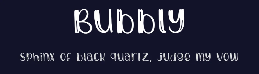 Bubbly by LoveSVG — Decorative Font — thumbnail 2