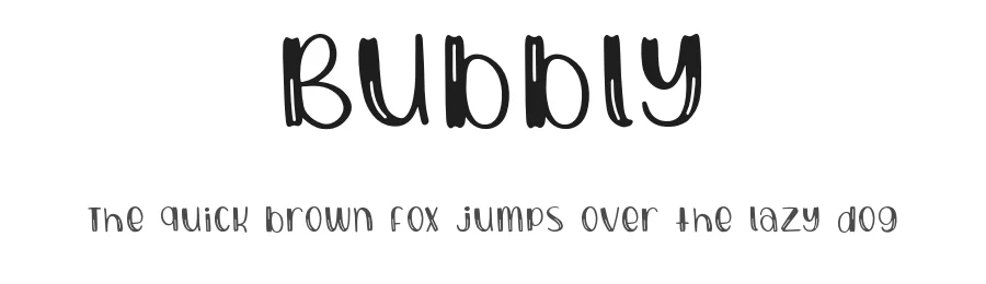 Bubbly by LoveSVG — Decorative Font