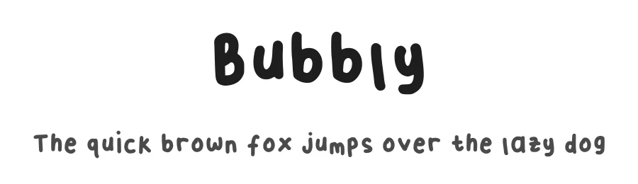 Bubbly