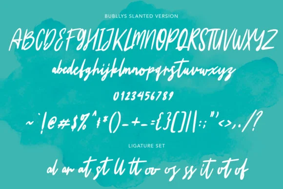 Bubllys Font by Maulana Creative — Script Handwritten Font — thumbnail 9
