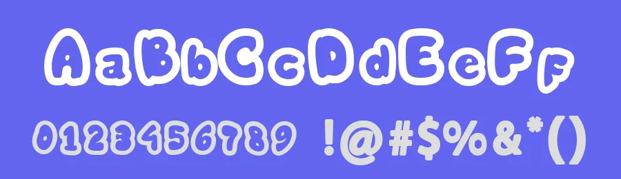 Bublo by Kong Font — Decorative Font — thumbnail 3