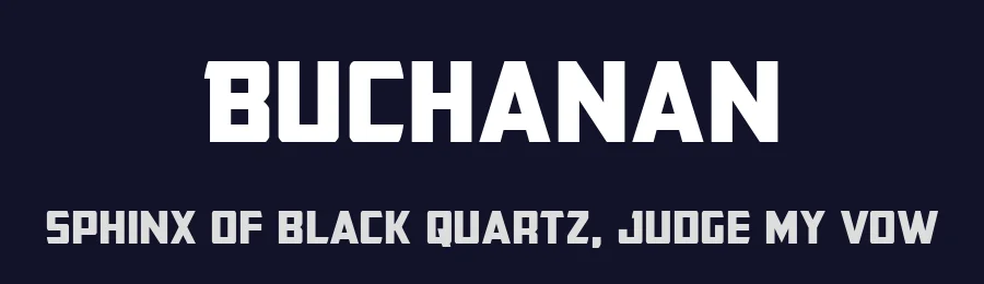 Buchanan by Iconian Fonts — Decorative Font — thumbnail 2