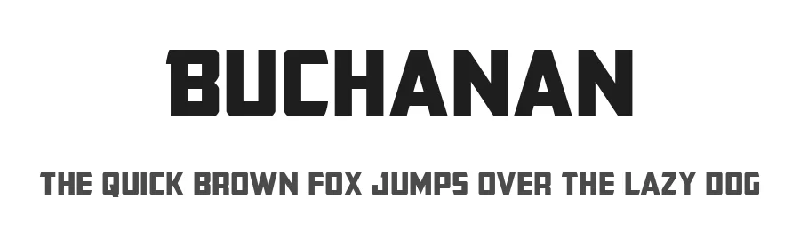 Buchanan by Iconian Fonts β Decorative Font