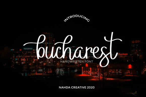 Bucharest Font by khafalab by khafalab — Script Handwritten Font