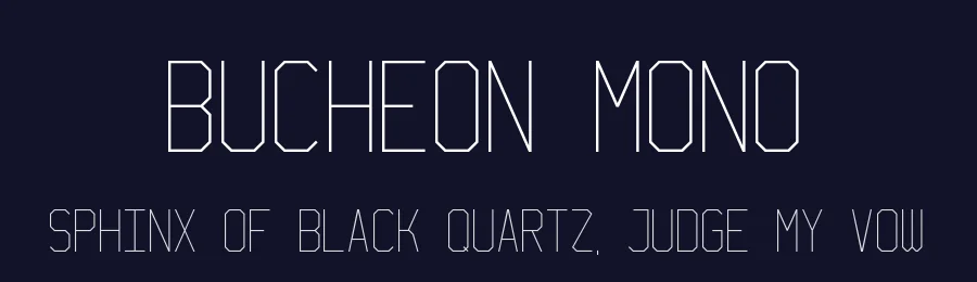 Bucheon Mono by HENRIavecunK Type Co — Sans Serif Font — thumbnail 2