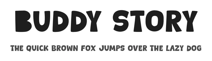 Buddy Story by Khurasan — Decorative Font