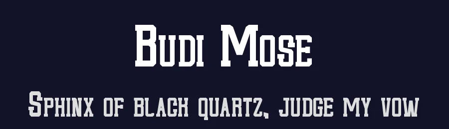 Budi Mose by StringLabs Creative Studio — Decorative Font — thumbnail 2