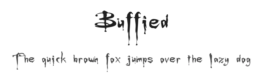 Buffied by GemFonts / Typotheticals — Blackletter Font
