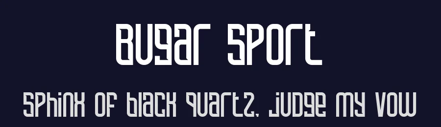 Bugar Sport by StringLabs Creative Studio — Display Font — thumbnail 2
