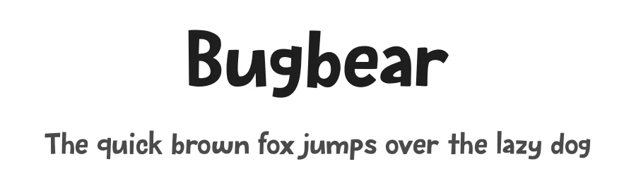 Bugbear by Hanoded — Decorative Font