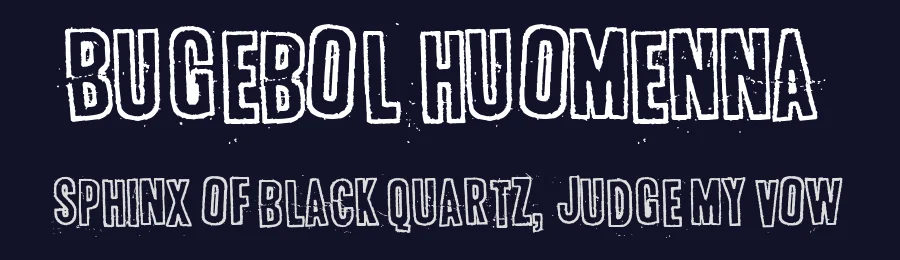 Bugebol huomenna by Juha Korhonen — Decorative Font — thumbnail 2