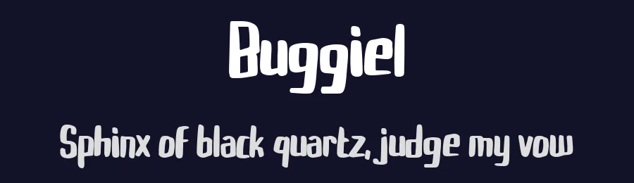 Buggiel by Weape Studio — Decorative Font — thumbnail 2