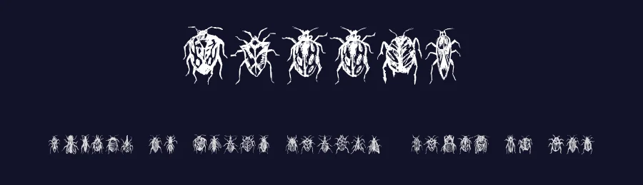 Buggys by Vladimir Nikolic — Dingbats Font — thumbnail 2