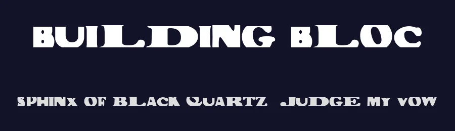Building Bloc by Yager Creative Solutions — Decorative Font — thumbnail 2