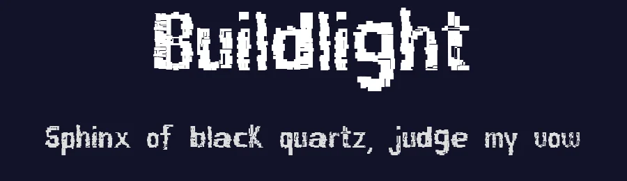 Buildlight by Jake Fraser Grousset — Decorative Font — thumbnail 2