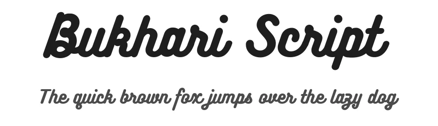 Bukhari Script