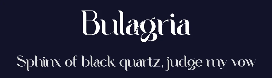 Bulagria by Hishand Studio — Sans Serif Font — thumbnail 2