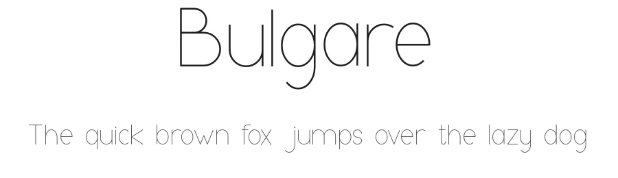 Bulgare by Fanastudio — Sans Serif Font