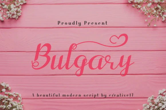 Bulgary Font by Creative17studio — Script Handwritten Font