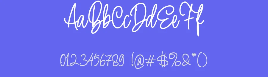 Bulgary Reagans by Letterhend Studio — Decorative Font — thumbnail 3