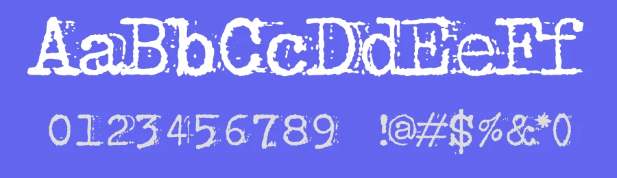 Bulky Refuse Type by Philip Steffen — Decorative Font — thumbnail 3