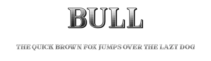 Bull by Vladimir Nikolic β Sans Serif Font