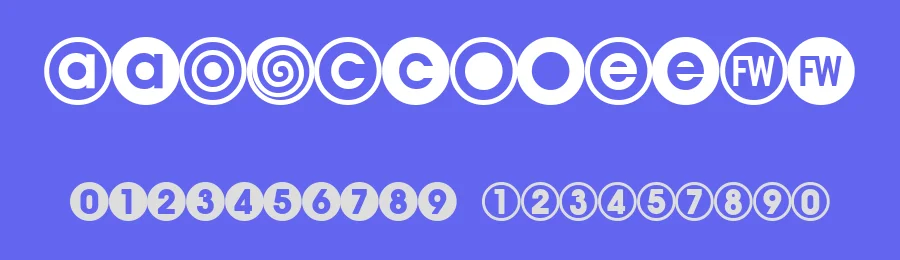 Bullet Balls AOE by Astigmatic One Eye Typographic Institute — Dingbats Font — thumbnail 3