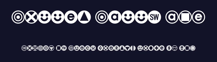 Bullet Balls AOE by Astigmatic One Eye Typographic Institute — Dingbats Font — thumbnail 2