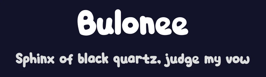 Bulonee by Tokokoo Studio — Decorative Font — thumbnail 2