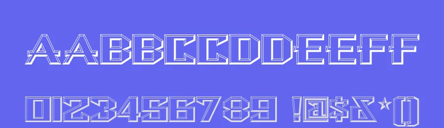 Bulwark NF by Nick's Fonts — Decorative Font — thumbnail 3