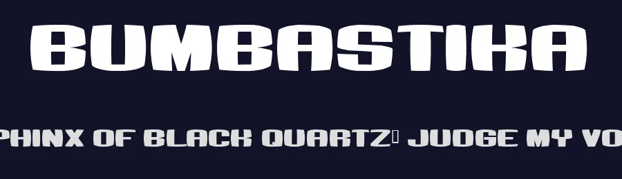 Bumbastika by Pizzadude — Decorative Font — thumbnail 2