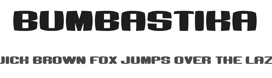Bumbastika by Pizzadude — Decorative Font