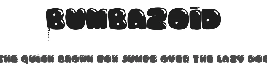 Bumbazoid by Boba Fonts — Decorative Font