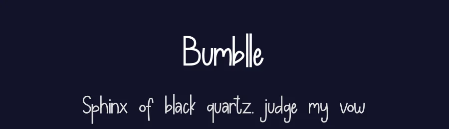 Bumblle by Imam Munandar — Decorative Font — thumbnail 2