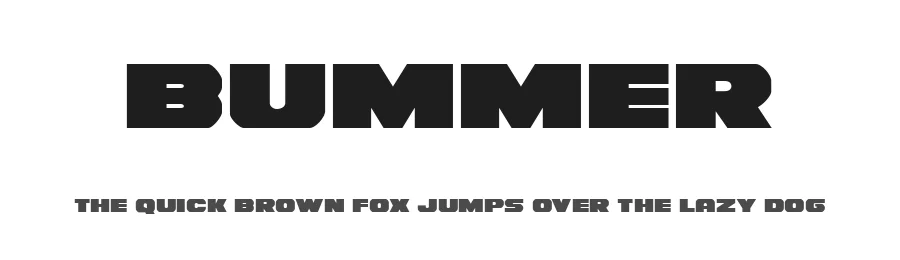 Bummer by Iconian Fonts — Display Font