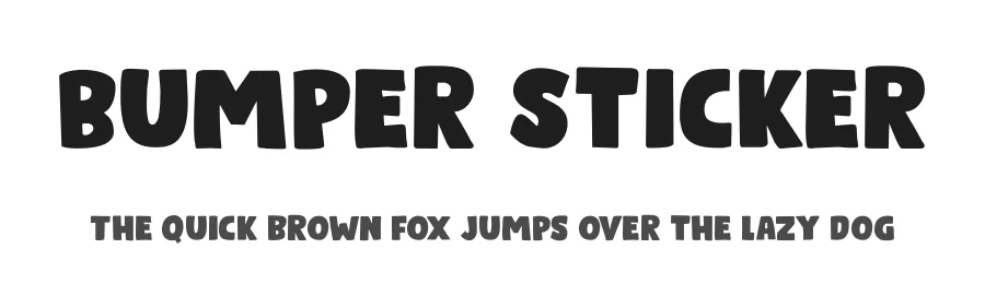 Bumper Sticker