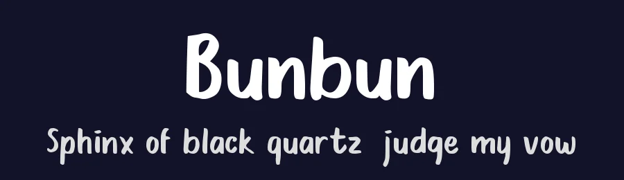 Bunbun by Trim Studio — Decorative Font — thumbnail 2