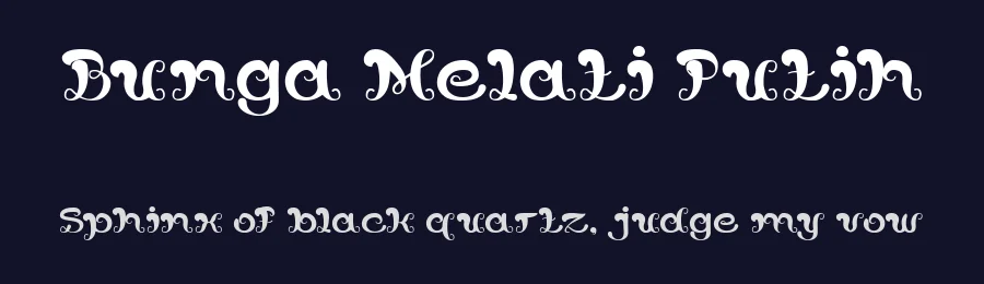 Bunga Melati Putih by weknow — Decorative Font — thumbnail 2