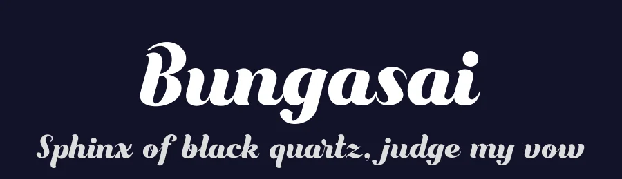 Bungasai by Adien Gunarta — Script Handwritten Font — thumbnail 2