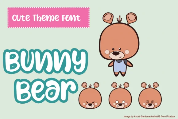 Bunny Bear Font by erik studio — Script Handwritten Font
