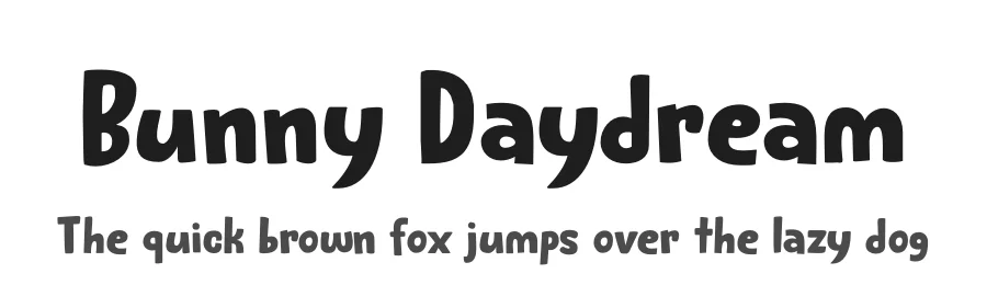 Bunny Daydream by Hanoded — Decorative Font