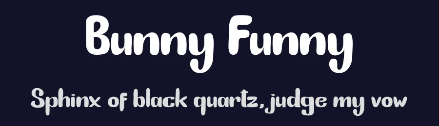 Bunny Funny by Nur Solikh — Decorative Font — thumbnail 2